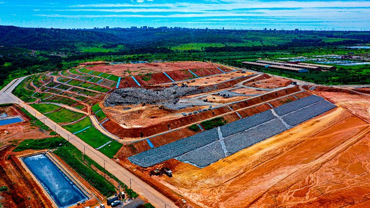 Exemplo de Aterro Sanitário de Iguatu que deverá ser construído.