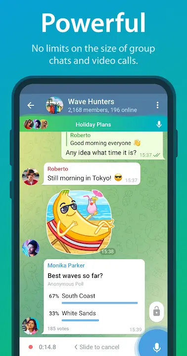 Telegram imagem de capa - 5 alternativas ao WhatsApp